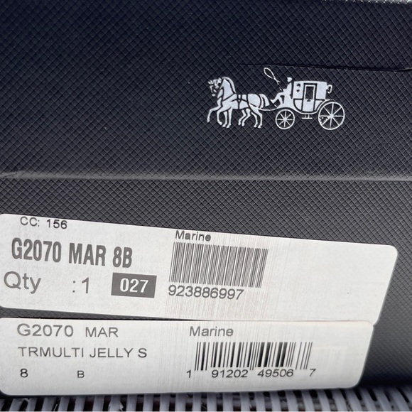 Calling All Mermaids! COACH (NIB, Size 8) Flowery Marine Blue Sandals - Picture 5 of 6